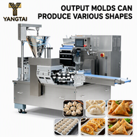 Machine industrielle multifonctionnelle pour la fabrication de raviolis, gyozas et samosas, économie de main-d'œuvre, 180 pièces/min, 380V, pour cuisine commerciale