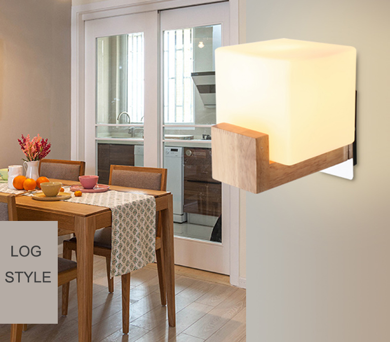 Modern Glass Fixture wall Light with E27 Home Corridor Aluminum led Wall Lamp For Living Room