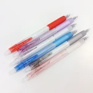 사무실 사업 중립 펜 지울 수 있는 도매 문구 용품 0.5mm 바이로스 파란색과 빨간색 잉크