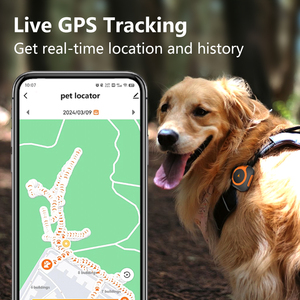 개인 방수 무선 안티 GPS 추적기 스마트 애완견 로케이터 4g 원격 차단 엔진이있는 애완 동물 GPS 추적 장치 - Product Image 3