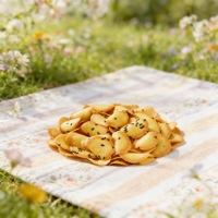 Rouleaux aux œufs frits de haute qualité, texture croustillante, emballage personnalisé avec étiquette privée, classique 1 * 300g * 12 sachets, pour le goûter