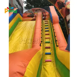 Children's toys inflatable giant bouncer kids slide for outdoor activities new design cheap used inflatable blue water slide