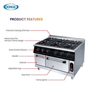 Estufas comerciales de seis hornillas de <span class=keywords><strong>gas</strong></span> Buen precio con horno - Product Image 3