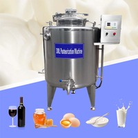 Pasteurisateur de petite capacité 50L 500L pour bière, lait, vin, champignons – Équipement de pasteurisation du lait et du jus – Prix