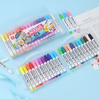 Ensemble de marqueurs acryliques d'art d'étudiant de haute qualité marqueurs d'aquarelle en plastique stylos colorés pour les enfants