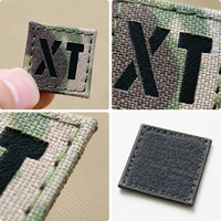 Écussons personnalisés pour appels d'urgence, badges IR lointains découpés au laser, écussons d'identification d'équipe découpés au laser, patchs tactiques IR infrarouges réfléchissants