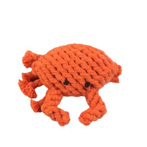Jouet à mâcher en corde de coton pour chien, rouge, taille moyenne, jouet d'intérieur pour animaux de compagnie - Product Image 5