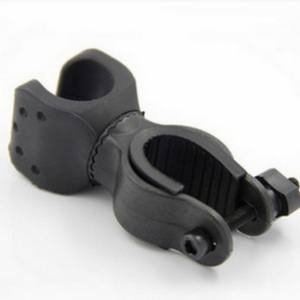 ที่ยึดไฟจักรยานแบบหมุนได้ 360 องศา รูปตัวยู พร้อมคลิปยางปรับได้ สำหรับไฟฉาย ใช้กับจักรยาน - Product Image 1