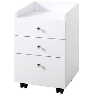 Dongpin Beauty Mobile Storage Cabinet 3 Drawers <b>With</b> <b>Wheels</b> Office Filing Cabinet Bedside <b>Table</b> - Product Image 1