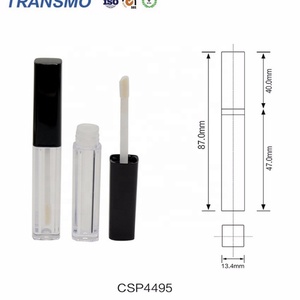 Tube à gloss vide personnalisable 2 ml, tubes à gloss carrés en gros, logo personnalisé - Product Image 3