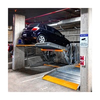 Mini-élévateur de voiture mécanique inclinable, équipement de stationnement, rampes, conception pour plafonds bas