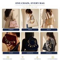 Breloque de sac personnalisée à motif floral avec pendentifs papillon, marguerite, tulipe, abeille, feuille pour sac à main, pochette, fourre-tout, cadeau, vente en gros, faible MOQ