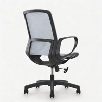 Chaise de bureau ergonomique pivotante moderne en maille réglable, en tissu, pour bureau à domicile, salle de sport, entrée, prix usine, zone d'attente, réception, en acier