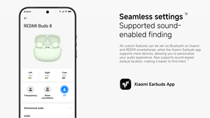Redmi Buds 8 Cuffie In-ear TWS Wireless con Cancellazione del Rumore, 3 Microfoni AI per Chiamate Nitide, Anti-Rumore del Vento 12m/<span class=keywords><strong>s</strong></span> - Product Image 6