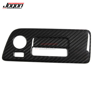 قطع ديكور داخلية من ألياف الكربون لسيارة كورفيت C7 Z06 ZR1 موديل 14-19، غطاء لوحة الكونسول الوسطي، حواف عجلة القيادة، لوحة ناقل الحركة، غطاء أزرار رفع زجاج الأبواب - Product Image 4