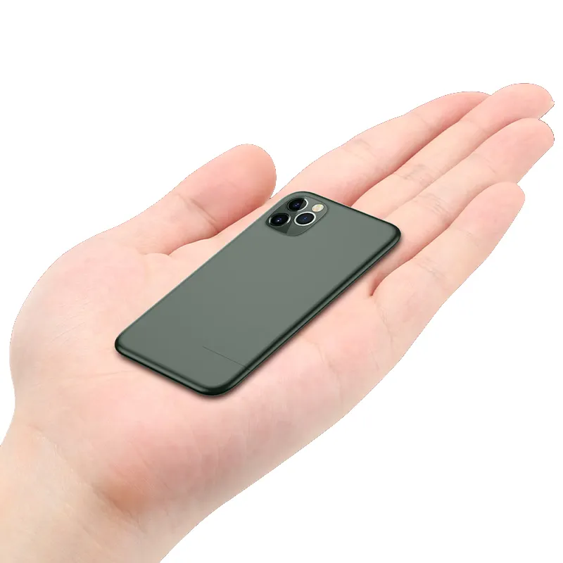 Mini celular senior, telefone móvel forte de 1.77 polegadas para idade, brinquedo privado, teclado grande, mini telemóvel