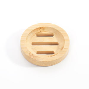 Portajabon De Madera Con Varias Formas Plato Pequeño De Bambu Para Jabon De Ducha Bandeja De Jabon De Bambu Con Desague - Product Image 3