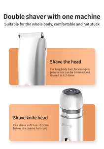 Maquinilla de Afeitar Eléctrica 2 en 1 para Mujer, Recortadora de Bikini, Afeitadora Facial, Depilación para Axilas, Piernas, Recortadora Corporal para Mujer, Impermeable IPX7 - Product Image 5