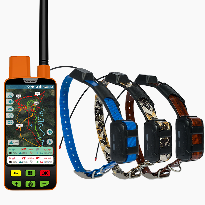 Флагманский собачий ошейник с GPS-трекером: мультисозвездие GNSS + 20-собачий менеджмент-2025 модернизированная модель для дистрибьюторов