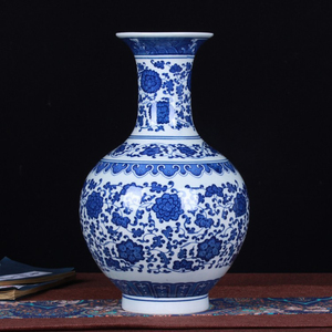 Vase <span class=keywords><strong>de</strong></span> sol en porcelaine Art Déco <span class=keywords><strong>de</strong></span> haute qualité, design rustique, <span class=keywords><strong>pot</strong></span> à fleurs moderne pour la décoration <span class=keywords><strong>de</strong></span> la maison, glaçure peinte - Product Image 2