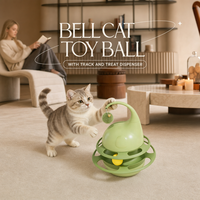 Articles pour animaux de compagnie complets : Appareils connectés, équipement de voyage, costumes, décorations commémoratives et jouets interactifs pour chats (Wobble + Distributeur de friandises)