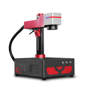 Raycus Fiber Laser Marking Machine <b>Bench</b> Top 110V/220V High Accuracy <b>Metal</b> Plastic Wood Leather Marking - Product Image 1