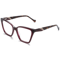 Monture de lunettes optiques Elan Optical YB8211 en forme de papillon œil-de-chat pour femme, monture complète en acétate, livraison rapide
