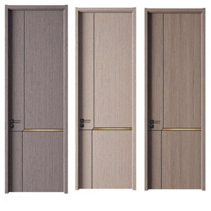 Nouvelle conception 2026 – <span class=keywords><strong>Porte</strong></span> intérieure de chambre d'hôtel en bois massif mélaminé, insonorisée, finition minimaliste, personnalisable en usine - Product Image 3