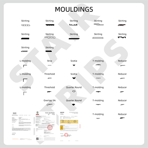 Rodapié de PVC blanco de 100mm-Accesorios para pisos impermeables, Rodapie Plastico, duradero y fácil de instalar, uso doméstico y comercial - Product Image 4