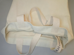 Bolsa de Compras de Lona de Algodón Crudo Orgánico, Ecológica, Reciclada, Lisa, Grande, con Asas, para Comestibles, de 16 oz y 12 oz, en Tamaños Pequeños, Impresa y al por Mayor - Product Image 4