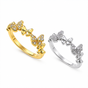 Anello a farfalla, accessorio di moda per l'uso quotidiano femminile - Product Image 1
