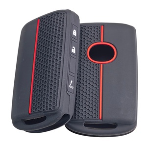Housse de clé en silicone compatible avec Mazda 3 6 CX3 CX5 CX9 MX5 Miata, clé intelligente à 3 boutons (verrouillage, déverrouillage et fonction panique) - Product Image 3