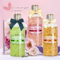 Gel douche éclaircissant et blanchissant parfumé à la fleur de la marque Jiessia, 750 ml, vente en gros, étiquette privée