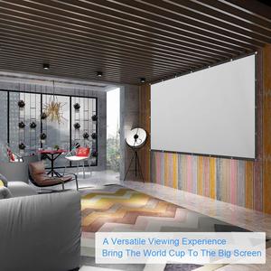 Salange XGIMI H3 Mogo <span class=keywords><strong>DLP</strong></span> LED Vải Phản Quang Nhà Hát Màn Hình Chiếu Dày 84 Inch Cho YG300 Projetor Chấp Nhận - Product Image 5