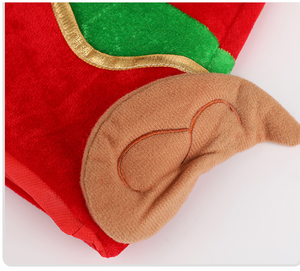 Nuevo Sombrero de Elfo con Campana Curva para Mascotas, Gorro de Navidad Engrosado para Disfraces de Mascotas - Product Image 5