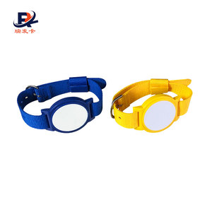 Precio barato venta caliente moda personalizada RFID tejido <span class=keywords><strong>pulsera</strong></span> RFID <span class=keywords><strong>pulsera</strong></span> <span class=keywords><strong>de</strong></span> tela para <span class=keywords><strong>actividad</strong></span> deportiva - Product Image 1