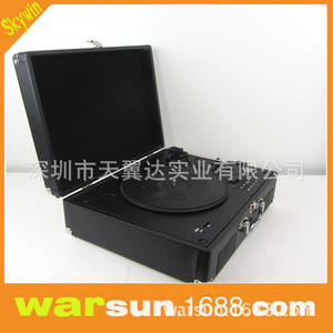 Reproductor de Discos Portátil Skywin, Reproductor de CD Estilo Maletín con Interfaz RCA y Control de Botones - Product Image 1