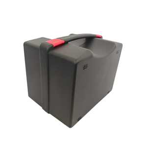 Maletín de Plástico Pequeño de Alta Calidad DF PP103H20 de 12L, Caja de Herramientas Rígida Negra con Espuma Personalizada - Product Image 1