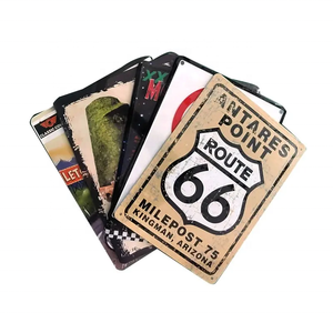 Décoration murale en relief de <span class=keywords><strong>moto</strong></span> vierge avec impression personnalisée en gros Panneaux rétro vintage en métal Plaque de voiture Panneaux de rue - Product Image 1