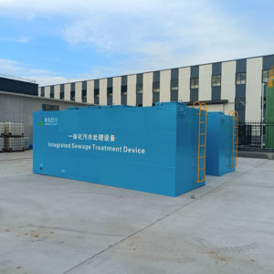 पोर्टेबल कंटेनर अपशिष्ट जल उपचार प्रणाली पीएलसी नियंत्रित पंप से सुसज्जित mbbbr प्रौद्योगिकी 100m 3/d औद्योगिक सीवेज उपचार - Product Image 1