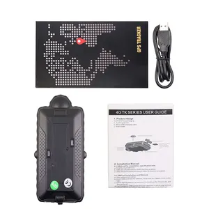 4G GPS Tracker รถ LTE ที่มีประสิทธิภาพแม่เหล็ก TK20C 20000Mah กันน้ำรถ Tracker IPX7รถ + สัญญาณเตือนภัย