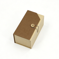 Boîte cadeau en carton kraft recyclable écologique à double porte pour biscuits, pâtisseries, desserts, en-cas et emballages de boulangerie