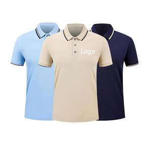 Polos de diseño de lujo de manga corta de algodón de alta calidad para hombres, camisetas con logotipo bordado o impreso personalizado para hombres y mujeres - Product Image 1