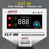 Kits de découpe plasma industriels robustes Apexyn CUT80, modèle 25 mm de coupe maximale, 380 V, 80 A, IGBT, 10,5 kW, refroidissement par air, avec garantie de 2 ans