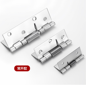 Sotgu Stainless Steel <b>Spring</b> <b>Hinge</b> 2 3 4 Inch Self Closing With Soft Closing For Door Window 180 Degree Opening - Product Image 1