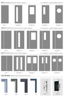 Porte en acier de sécurité d'entrée extérieure Offre Spéciale moderne fini conceptions de porte principale pour la maison et l'hôtel