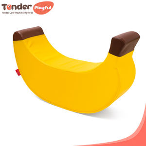 Tenderfun <span class=keywords><strong>Rocker</strong></span> bayi bentuk pisang, kursi balita busa lembut aman dalam ruangan untuk bermain furnitur - Product Image 1