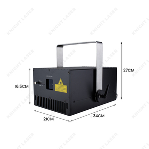 ไฟฉายโปรเจคเตอร์กลางแจ้ง 20w สำหรับฉายภาพสีสันบนอาคาร แสดงแสงเลเซอร์บนเวที - Product Image 3