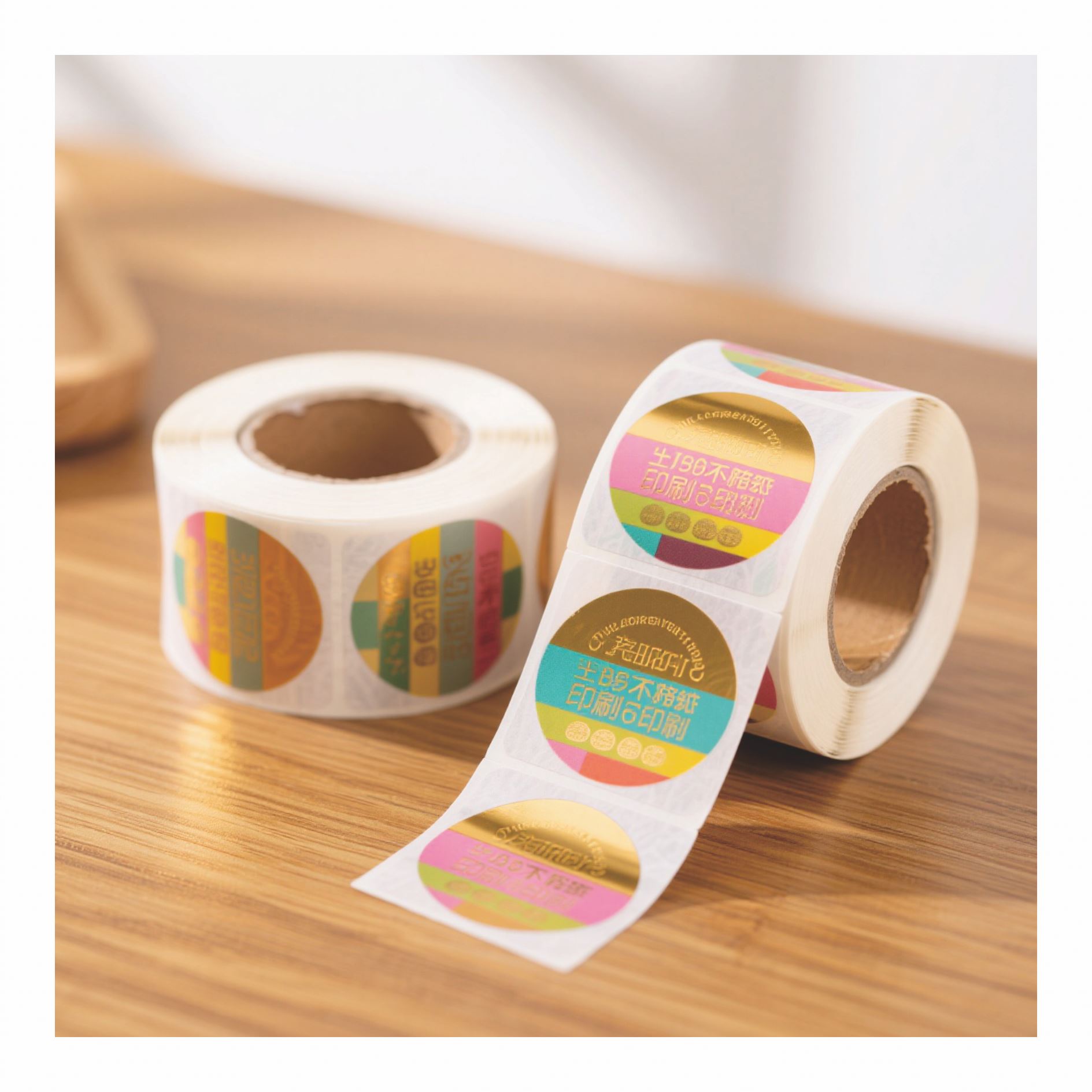 Factory Supplying Custom Print Logo Packaging Labels Stickers