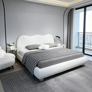 Juego de Muebles de Dormitorio para <span class=keywords><strong>Hotel</strong></span> al por Mayor, Cama Individual Tapizada de Tela de Lujo para <span class=keywords><strong>Hotel</strong></span> de 3 a 5 Estrellas - Product Image 4